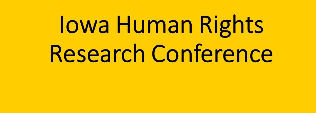 iowa Human rights research conference